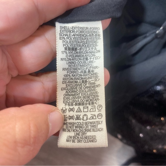 Free People Black Sequin Jumpsuit with Tapered Legs Size‎ Small - Picture 5 of 13